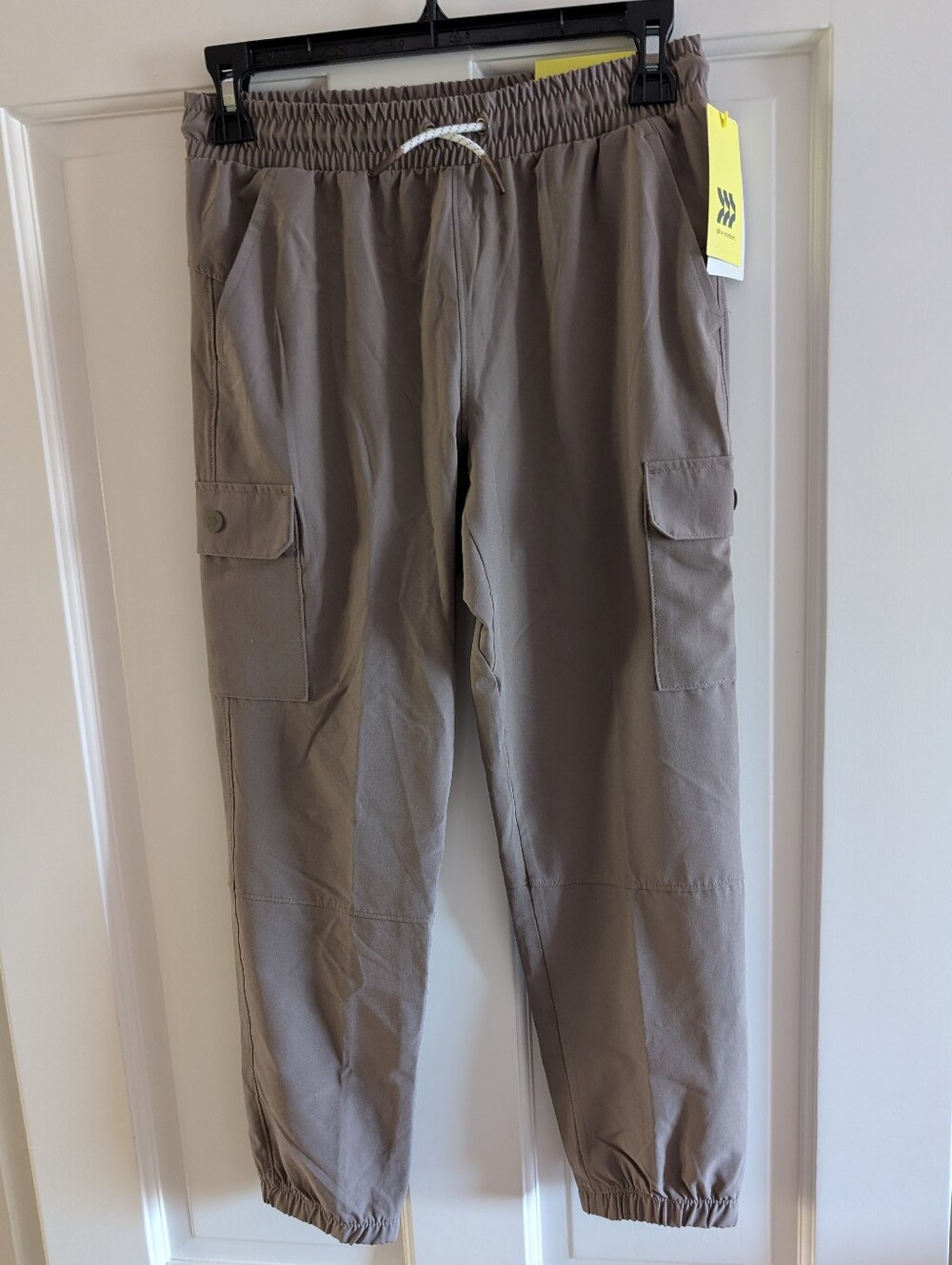all in motion Taupe Boy's Cargo Jogger Pants